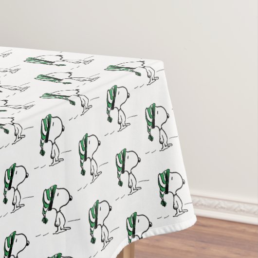 Erdnüsse | Snoopy Green Snow Cap Tischdecke (Beispiel)