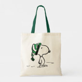 Erdnüsse | Snoopy Green Snow Cap Tragetasche (Rückseite)
