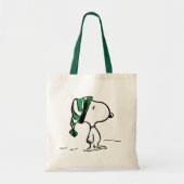Erdnüsse | Snoopy Green Snow Cap Tragetasche (Vorne)