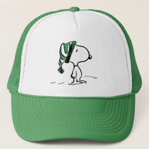 Erdnüsse   Snoopy Green Snow Cap Truckerkappe