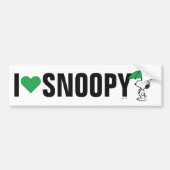 Erdnüsse | Snoopy Green Umbrella Autoaufkleber (Vorne)