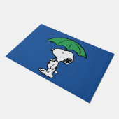 Erdnüsse | Snoopy Green Umbrella Fußmatte (Schrägansicht)