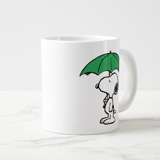 Erdnüsse | Snoopy Green Umbrella Jumbo-Tasse (Vorderseite Rechts)