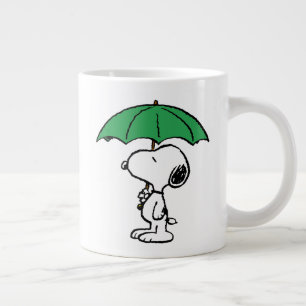 Erdnüsse   Snoopy Green Umbrella Jumbo-Tasse