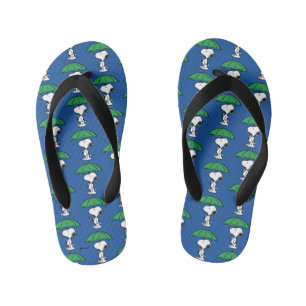 Erdnüsse Snoopy Green Umbrella Kinderbadesandalen
