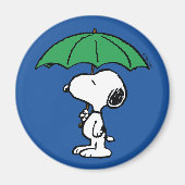 Erdnüsse | Snoopy Green Umbrella Magnet (Vorne)