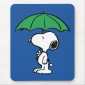 Erdnüsse | Snoopy Green Umbrella Mousepad (Vorne)