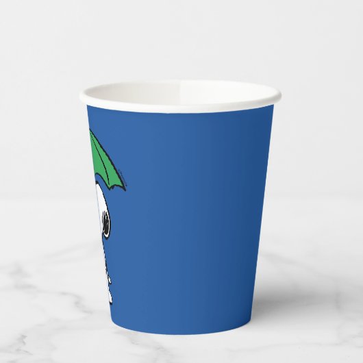 Erdnüsse | Snoopy Green Umbrella Pappbecher (Links)