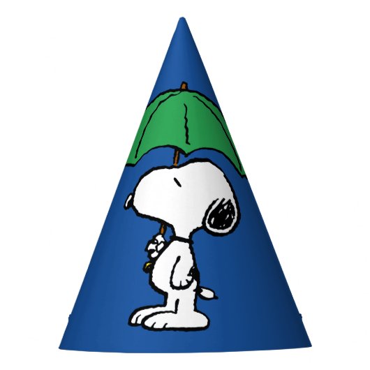 Erdnüsse | Snoopy Green Umbrella Partyhütchen (Vorderseite)