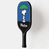 Erdnüsse | Snoopy Green Umbrella Pickleball Schläger (Links)