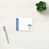 Erdnüsse | Snoopy Green Umbrella Post-it Klebezettel (Büro)