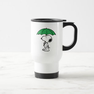 Erdnüsse   Snoopy Green Umbrella Reisebecher