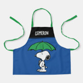Erdnüsse | Snoopy Green Umbrella Schürze (Vorderseite)