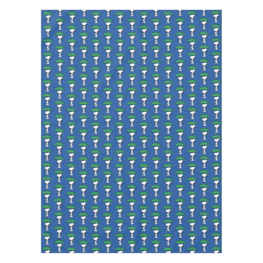 Erdnüsse | Snoopy Green Umbrella Tischdecke (Vorderseite)