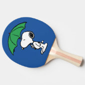 Erdnüsse | Snoopy Green Umbrella Tischtennis Schläger (Seitenansicht)