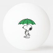 Erdnüsse | Snoopy Green Umbrella Tischtennisball (Vorderseite)