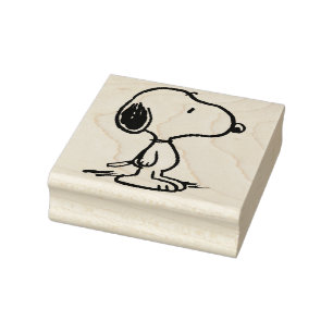 Erdnüsse   Snoopy Gummistempel