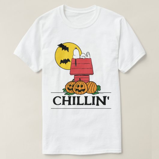 Erdnüsse | Snoopy Halloween Doghouse T-Shirt (Design vorne)