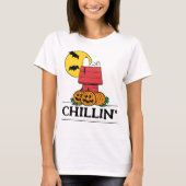 Erdnüsse | Snoopy Halloween Doghouse T-Shirt (Vorderseite)