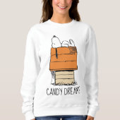 Erdnüsse | Snoopy Halloween Nickerchen Sweatshirt (Vorderseite)