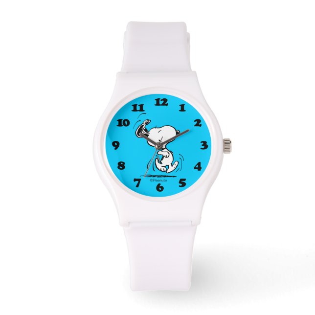 Erdnüsse | Snoopy Happy Dance Armbanduhr (Vorderseite)