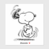 Erdnüsse | Snoopy Happy Dance Aufkleber (Blatt)