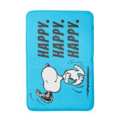 Erdnüsse | Snoopy Happy Dance Badematte (Vorderseite Vertikal)