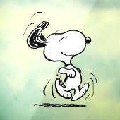 Erdnüsse | Snoopy Happy Dance Fensteraufkleber (Blatt 3)