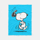 Erdnüsse | Snoopy Happy Dance Fleecedecke (Vorderseite)