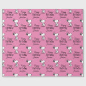 Erdnüsse | Snoopy Happy Dance Geschenkpapier (Flach)