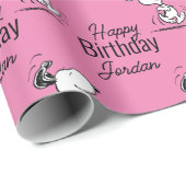 Erdnüsse | Snoopy Happy Dance Geschenkpapier (Rolleneckpunkt)