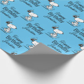 Erdnüsse | Snoopy Happy Dance Geschenkpapier (Ecke)