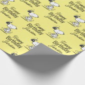 Erdnüsse | Snoopy Happy Dance Geschenkpapier (Ecke)