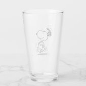 Erdnüsse | Snoopy Happy Dance Glas (Rückseite)