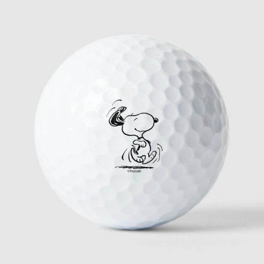 Erdnüsse | Snoopy Happy Dance Golfball (Vorderseite)