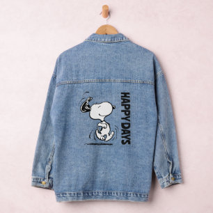 Erdnüsse   Snoopy Happy Dance Jeansjacke