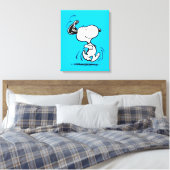 Erdnüsse | Snoopy Happy Dance Leinwanddruck (Insitu (Schlafzimmer))