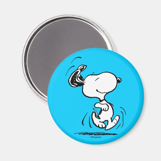 Erdnüsse | Snoopy Happy Dance Magnet (Vorderseite/Rückseite)