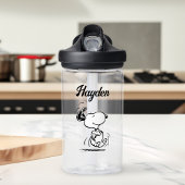 Erdnüsse | Snoopy Happy Dance | Name hinzufügen Trinkflasche