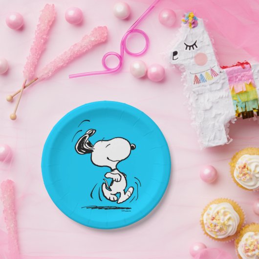 Erdnüsse | Snoopy Happy Dance Pappteller (Party)