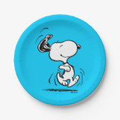 Erdnüsse | Snoopy Happy Dance Pappteller (Vorderseite)