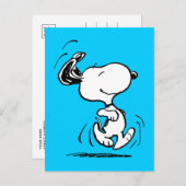 Erdnüsse | Snoopy Happy Dance Postkarte (Vorne/Hinten)