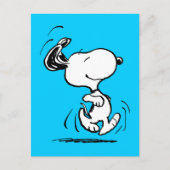 Erdnüsse | Snoopy Happy Dance Postkarte (Vorderseite)