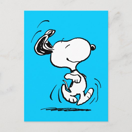 Erdnüsse | Snoopy Happy Dance Postkarte (Vorderseite)