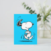 Erdnüsse | Snoopy Happy Dance Postkarte (Stehend Vorderseite)