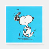Erdnüsse | Snoopy Happy Dance Serviette (Vorderseite)
