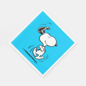 Erdnüsse | Snoopy Happy Dance Serviette (Ecke)
