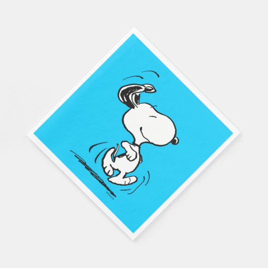 Erdnüsse | Snoopy Happy Dance Serviette (Ecke)
