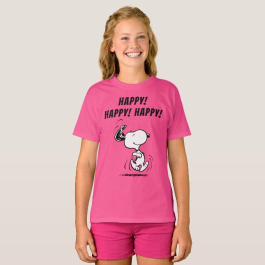 Erdnüsse | Snoopy Happy Dance T-Shirt (Vorne ganz)