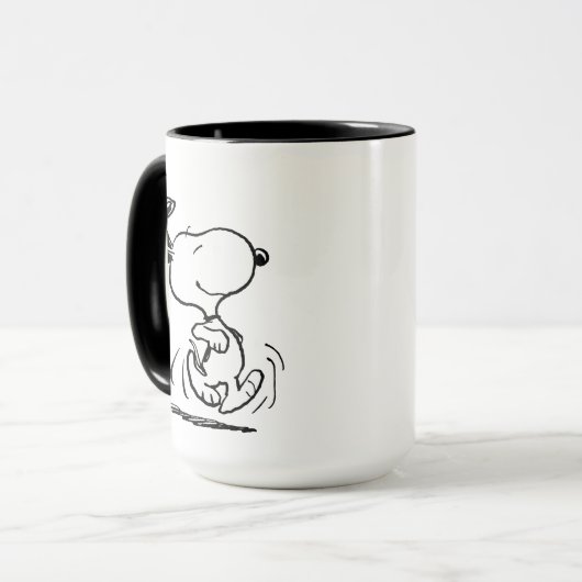 Erdnüsse | Snoopy Happy Dance Tasse (Vorderseite Links)